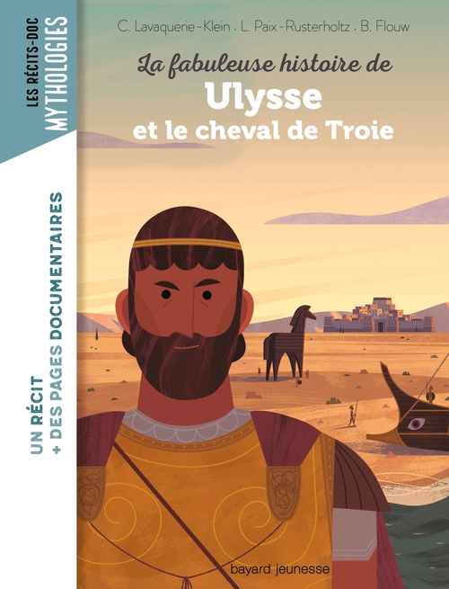 ebook cover of La fabuleuse histoire de Ulysse et le cheval de Troie, by Benjamin Flouw, Laurence Paix-Rusterholtz