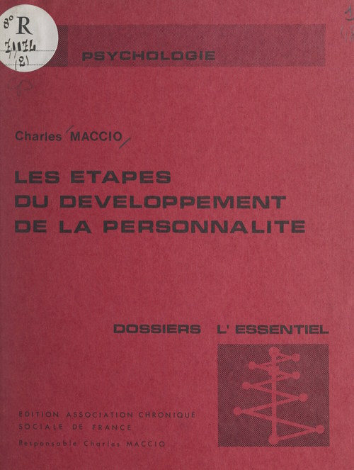 ebook cover of Les étapes du développement de la personnalité, by Charles Maccio