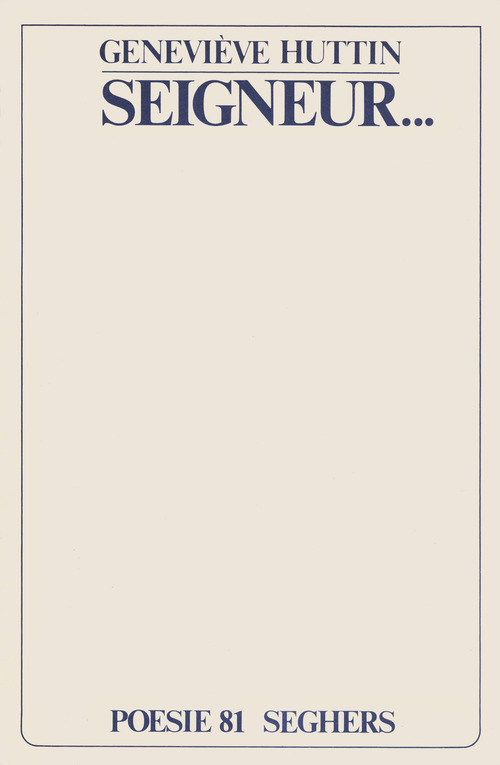 Couverture ebook de Seigneur, de Genevieve Huttin