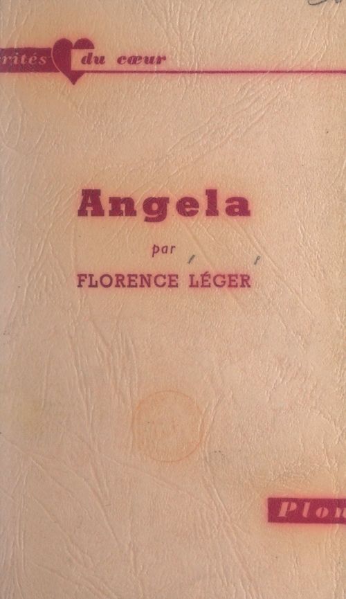 ebook cover of Angela, by Florence Leger