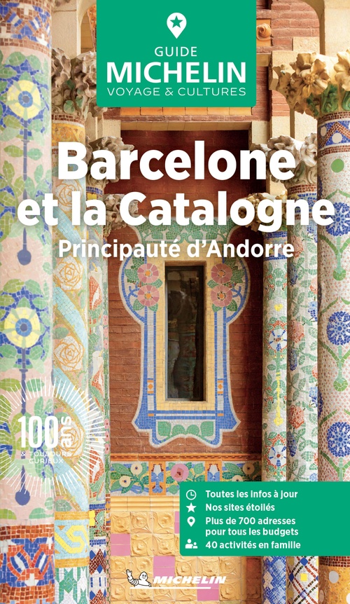 Couverture ebook de Guide Vert Barcelone et la Catalogne, de Collectif Michelin