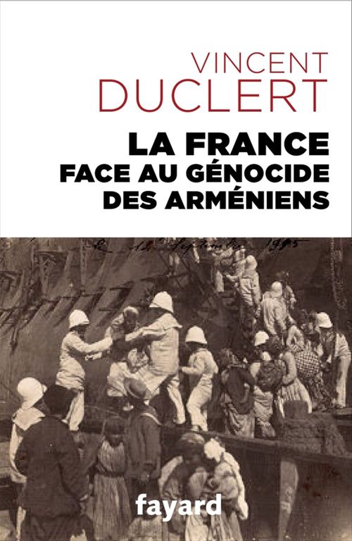 Couverture ebook de La France face au génocide des Arméniens, de Vincent Duclert