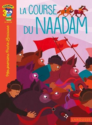 ebook cover of La course du Naadam, by Sandra Lebrun, Loïc Audrain
