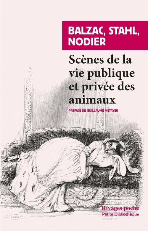 Couverture ebook de Scènes de la vie privée et publique des animaux, de Collectif