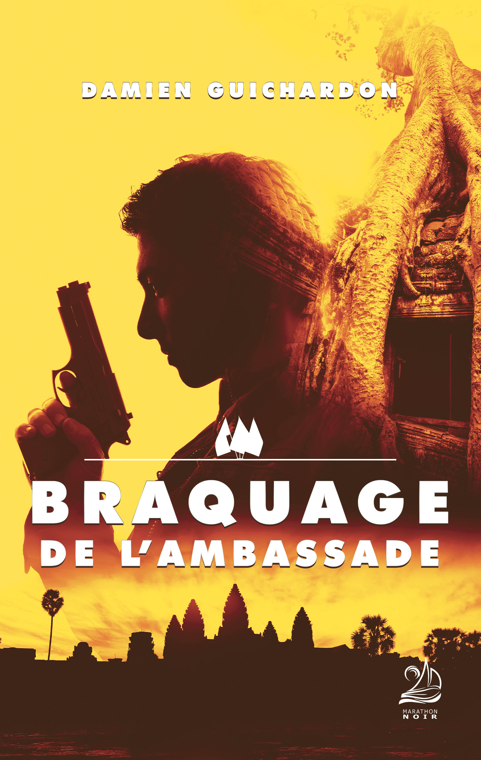 Couverture ebook de Braquage de l'ambassade, de Damien Guichardon