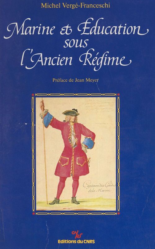 Couverture ebook de Marine et éducation sous l'Ancien Régime, de Verge-F