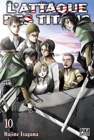 ebook cover of L'Attaque des Titans T10, by Hajime Isayama