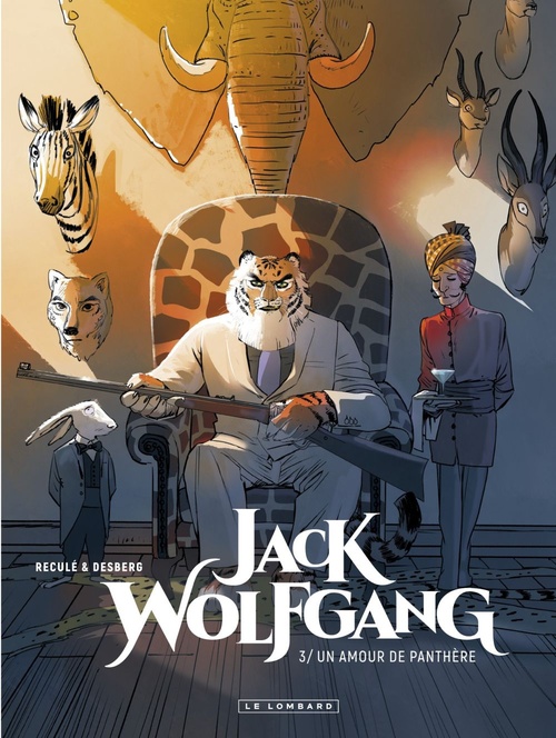 ebook cover of Jack Wolfgang - tome 3 - Un amour de panthère, by Stephen Desberg, Henri Reculé