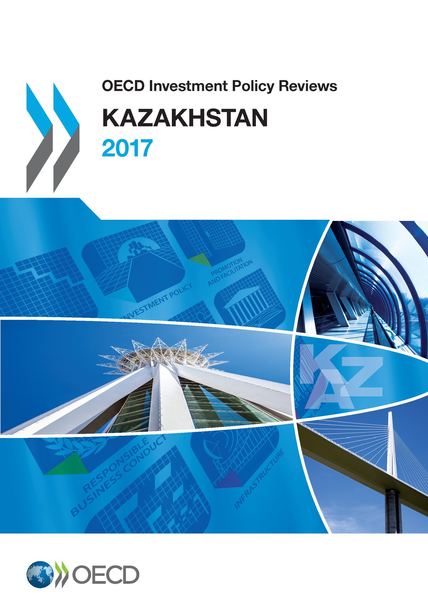 Couverture ebook de OECD Investment Policy Reviews: Kazakhstan 2017, de Collectif