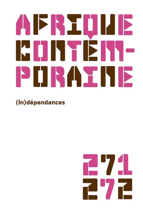 Couverture ebook de Afrique contemporaine n° 271-272, de Collectif