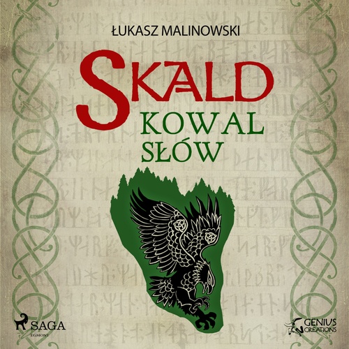 audiobook cover of Skald II: Kowal slów, by Lukasz Malinowski