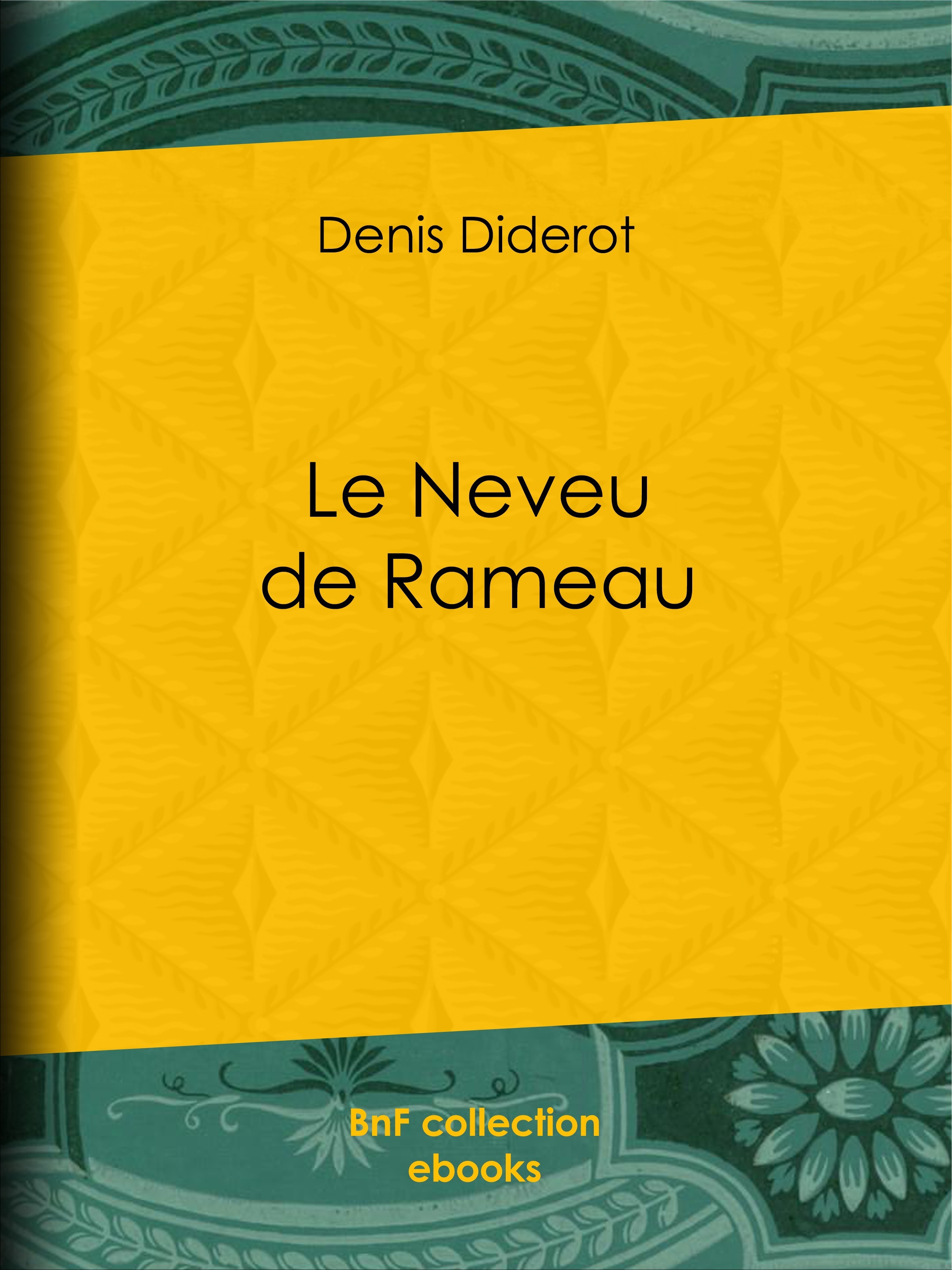 ebook cover of Le Neveu de Rameau, by Denis Diderot