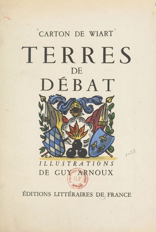 ebook cover of Terre de débat, by Carton De Wiart