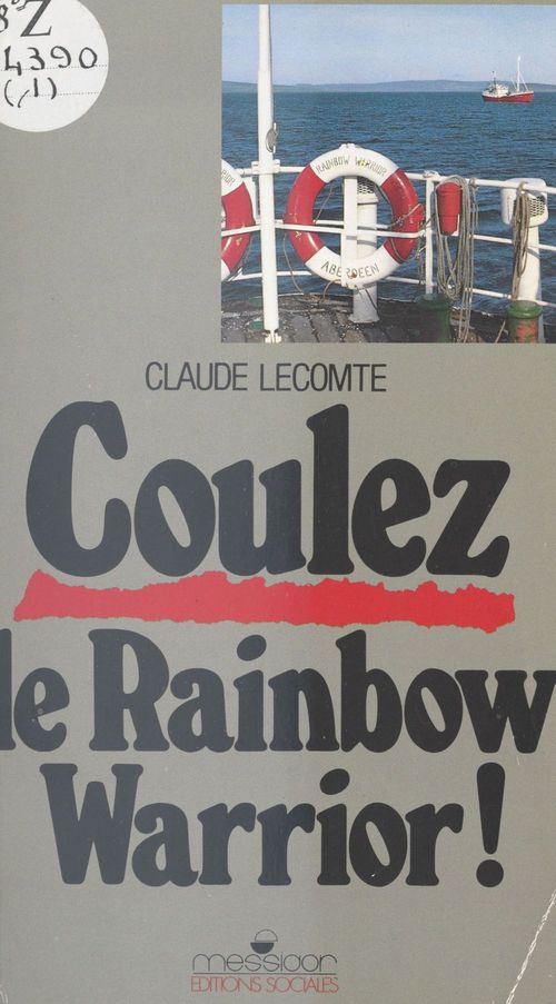 ebook cover of Coulez le Rainbow Warrior, by Claude Lecomte