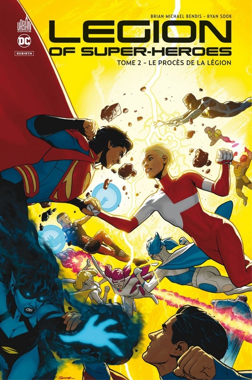 ebook cover of Legion of Super-Heroes - Tome 2 - Le procès de La Légion, by Brian Michael Bendis