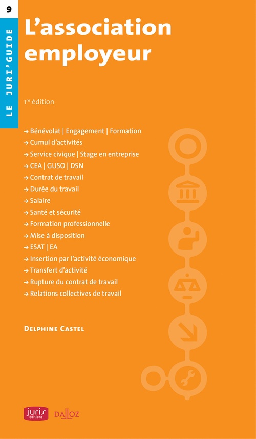 ebook cover of L'association employeur - 1er édition, by Delphine Castel