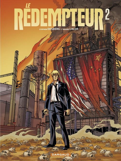 Couverture ebook de Le Rédempteur - Tome 2 - Les cris de la mondialisation, de Stephen Desberg, Miguel Lalor