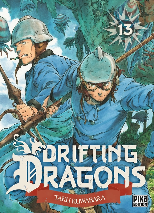 Couverture ebook de Drifting Dragons T13, de Taku Kuwabara