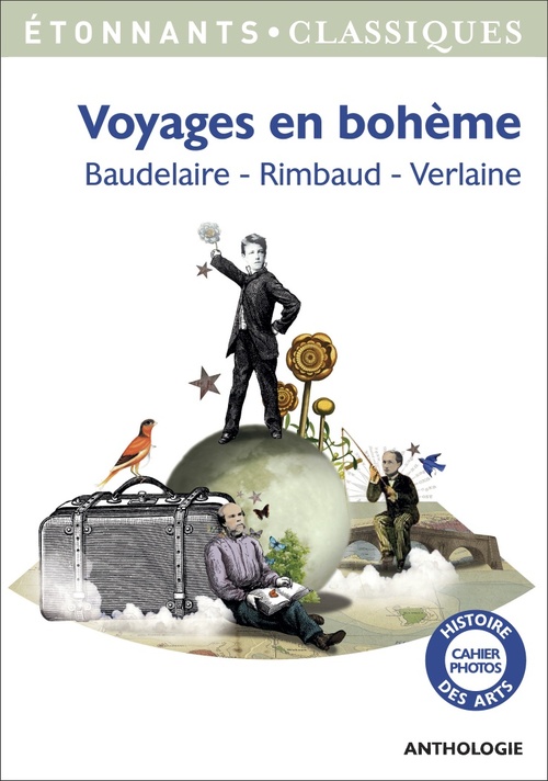 Couverture ebook de Voyages en Bohême, de Charles Baudelaire, Arthur Rimbaud, Paul Verlaine
