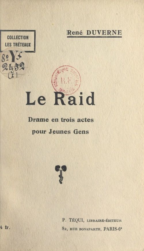 ebook cover of Le raid, by Rene Duverne