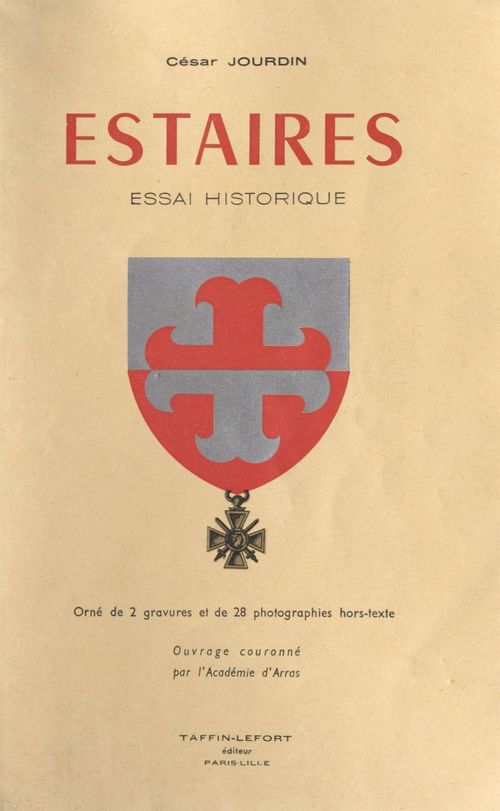 Couverture ebook de Essai historique sur Estaires, de Cesar Jourdin
