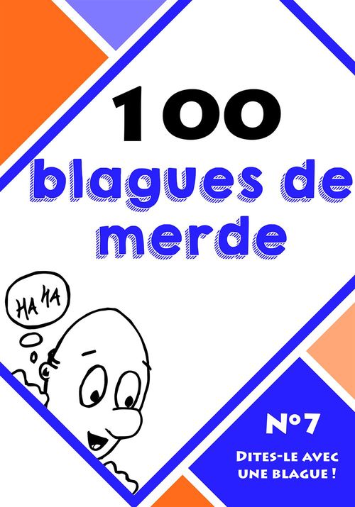 Couverture ebook de 100 blagues de merde, de Collectif
