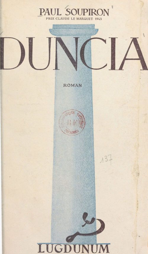 Couverture ebook de Duncia, de Paul Soupiron