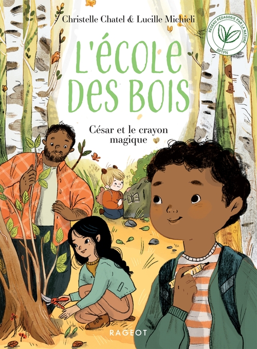 Couverture ebook de Ecole des bois - César et le crayon magique, de Christelle Chatel