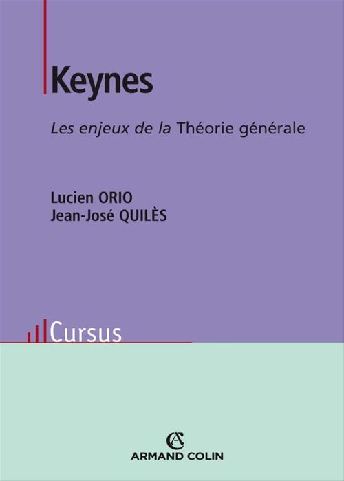 Couverture ebook de Keynes, de Lucien Orio, Jean-josé Quilès