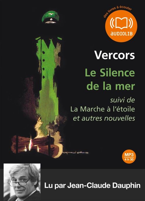 Couverture audiobook de Le Silence de la mer et autres nouvelles, de Vercors