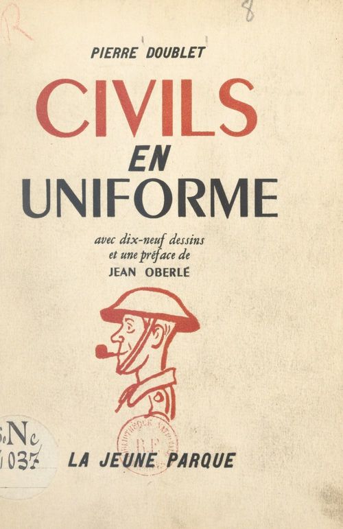 Couverture ebook de Civils en uniforme, de Pierre Doublet