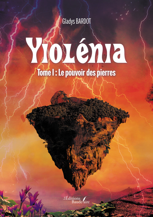 Couverture ebook de Yiolénia - Tome I : Le pouvoir des pierres, de Gladys Bardot