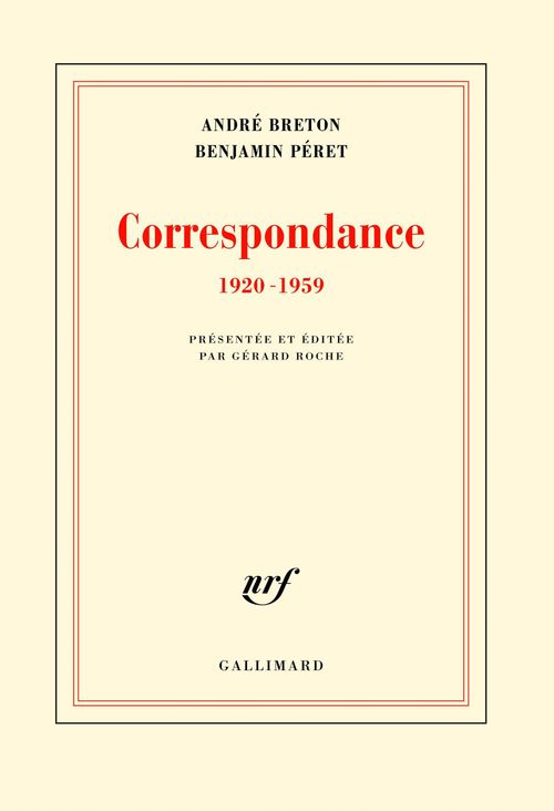 Couverture ebook de Correspondance (1920-1959), de André Breton, Benjamin Péret