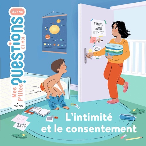 ebook cover of MES P'TITES QUESTIONS - L'Intimité et le consentement - Dès 7 ans, by Manon Paulic