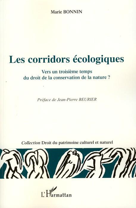 Couverture ebook de Les corridors écologiques, de Marie Bonnin