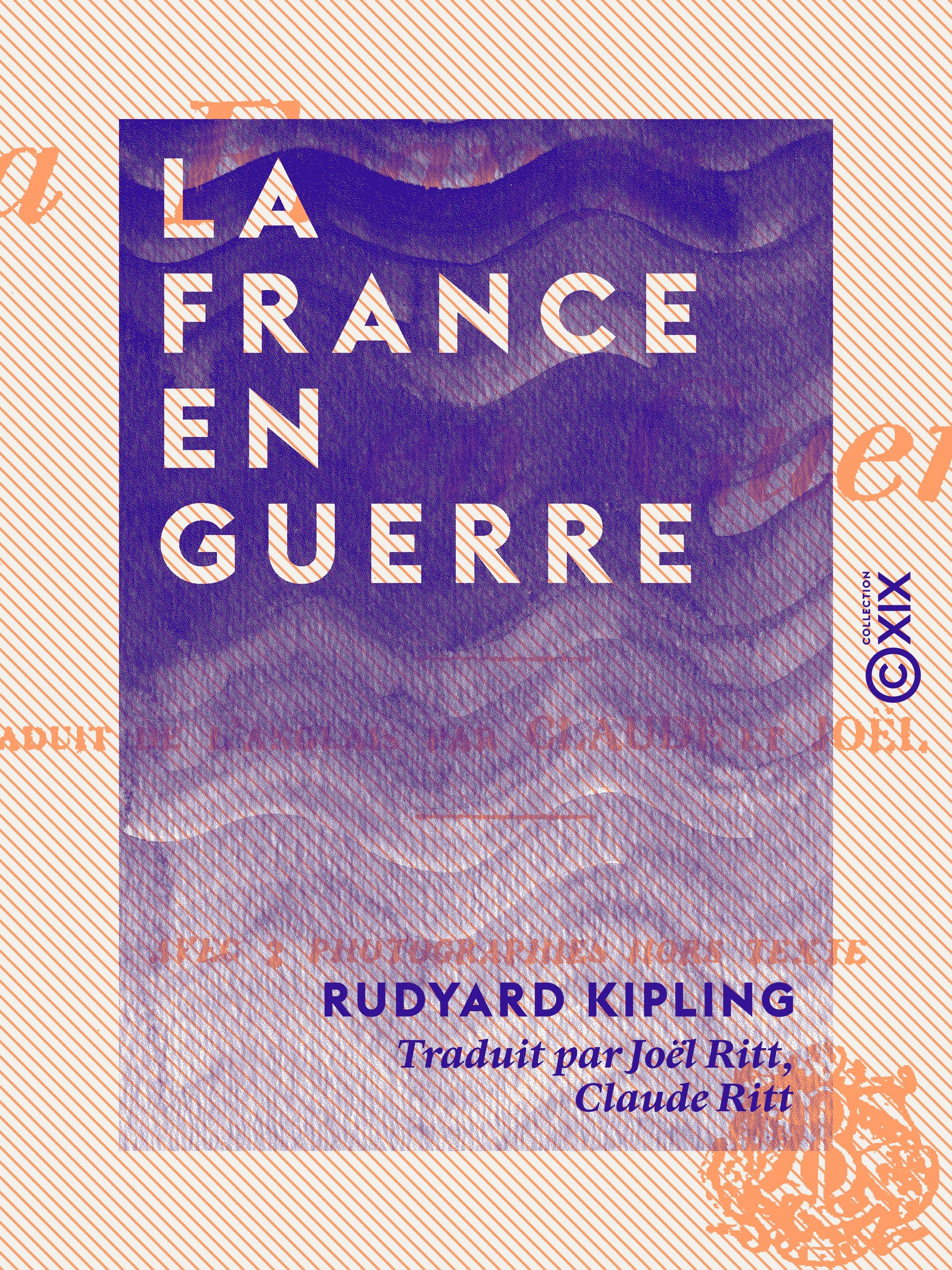 Couverture ebook de La France en guerre, de Rudyard Kipling