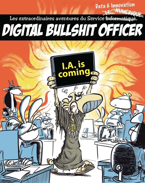 Couverture ebook de Digital Bullshit Officer, de Fix