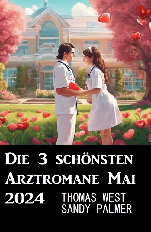 ebook cover of Die 3 schönsten Arztromane Mai 2024, by Sandy Palmer, Thomas West