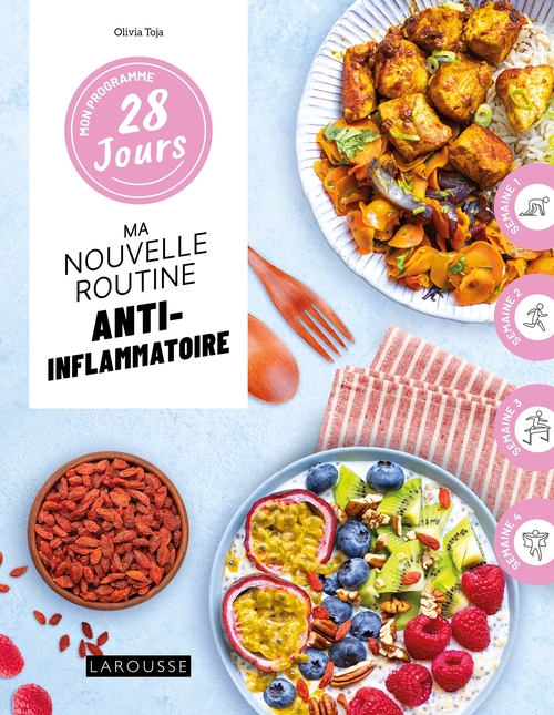 ebook cover of Mon programme 28 jours : Ma routine anti-inflammatoire, by Olivia Toja