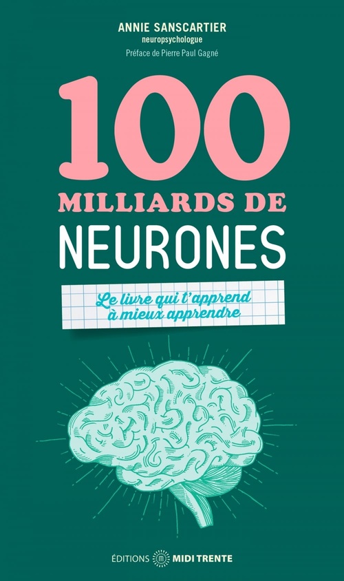 Couverture ebook de 100 milliards de neurones, de Annie Sanscartier