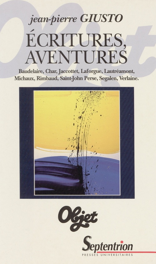 Couverture ebook de Écritures, aventures, de Jean-pierre Giusto