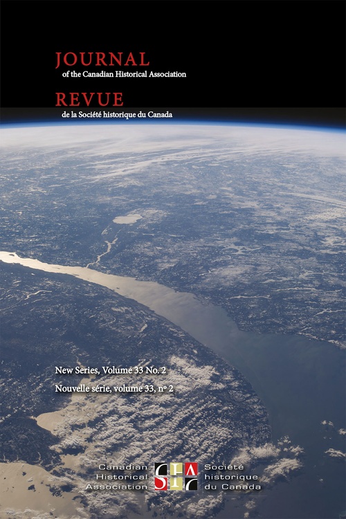 Couverture ebook de Journal of the Canadian Historical Association. Vol. 33 No. 2, 2023, de Benjam, Chelsea Davis, Jennifer Regan-Lefebvre, Julie Mcintyre*, Kathleen A. Brosnan, Marie-Joelle Duchesne, Steve Stein