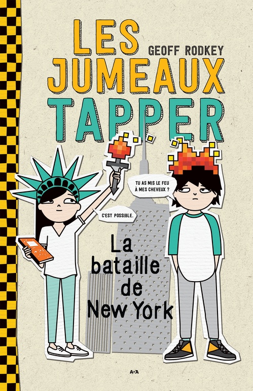ebook cover of La bataille de New York, by Geoff Rodkey