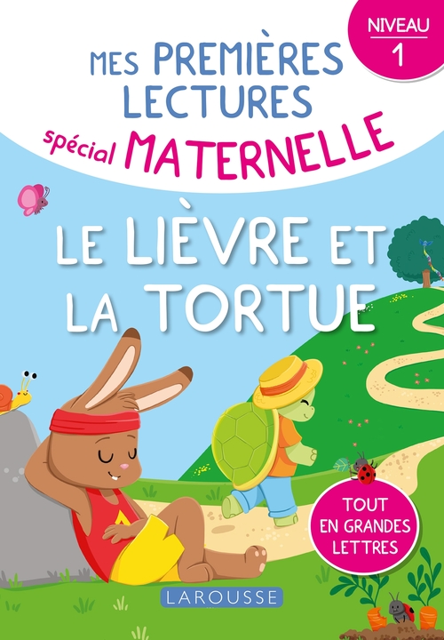Couverture ebook de 1ERES lectures maternelle Le lièvre et la tortue, de Sophie de Mullenheim