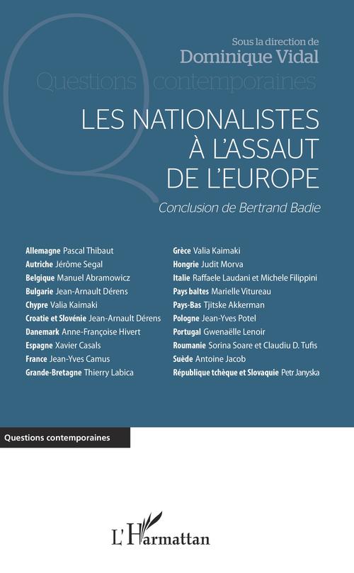 Couverture ebook de Les nationalistes à l'assaut de l'Europe, de Dominique Vidal