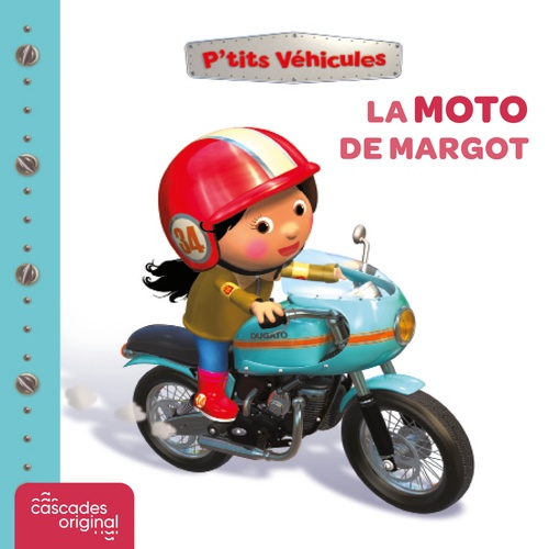 audiobook cover of P'tits Véhicules - La Moto de Margot, by Alexis Nesme