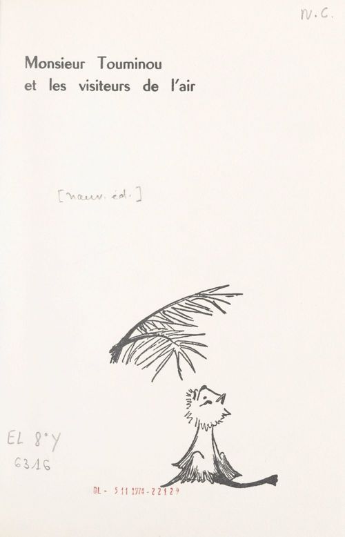 ebook cover of Monsieur Touminou et les visiteurs de l'air, by Suzanne Pulicani