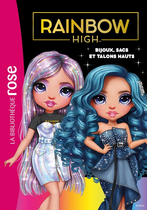Couverture ebook de Rainbow High, Tome 25 - Bijoux, sacs et talons hauts, de MGA Entertainment