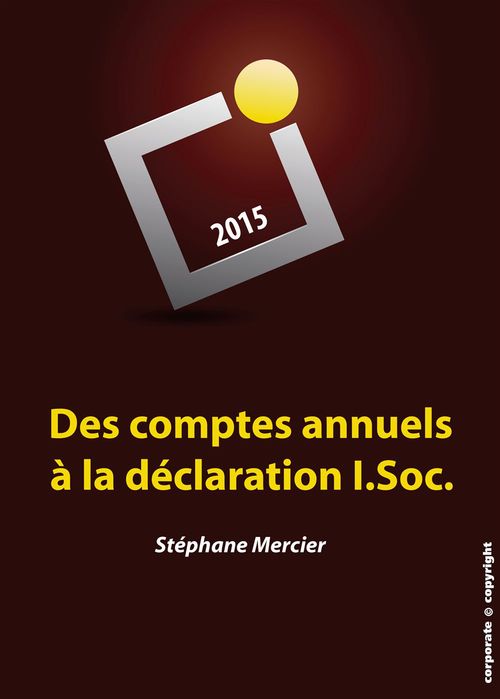 ebook cover of Des comptes annuels à la déclaration I.Soc., by Stéphane Mercier
