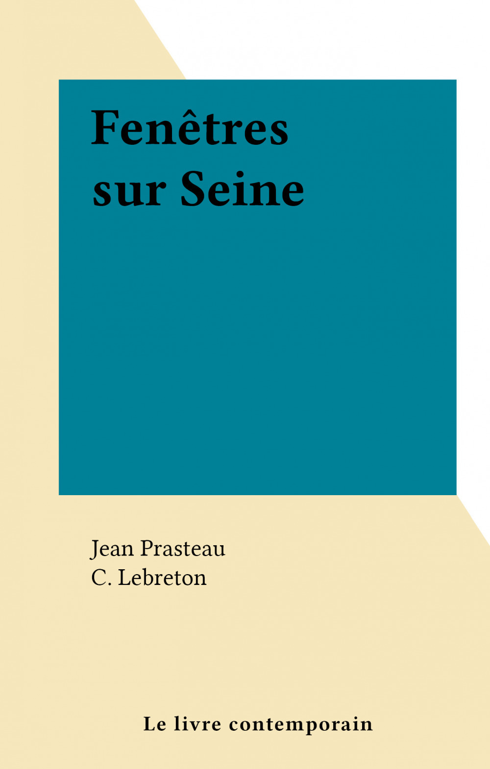 ebook cover of Fenêtres sur Seine, by Jean Prasteau